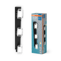 OSRAM ORBIS Flame Badezimmer Wandleuchte  16.5W Click CCT IP44 schwarz