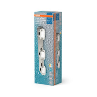 OSRAM ORBIS Flame Badezimmer Wandleuchte 16.5W Click CCT IP44 Chrome