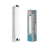OSRAM ORBIS Tube Badezimmer Spiegel-/Wandleuchte Frost-Glas 9W 40cm dimmbar Chrom