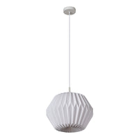 Decor Paper Lantern Gem Pendant E27 White
