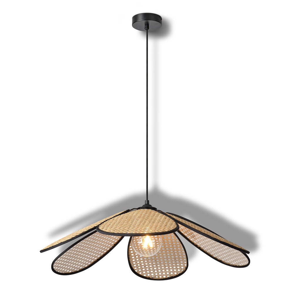 OSRAM DECOR Rattan Daisy Pendelleuchte E27 Braun