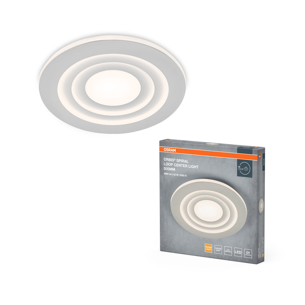 OSRAM ORBIS SPIRAL LOOP Deckenleuchte, weiß, 42W, 4000lm