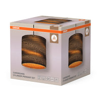 OSRAM DECOR Pendelleuchte Decor Cardboard Cylinder braun, E27