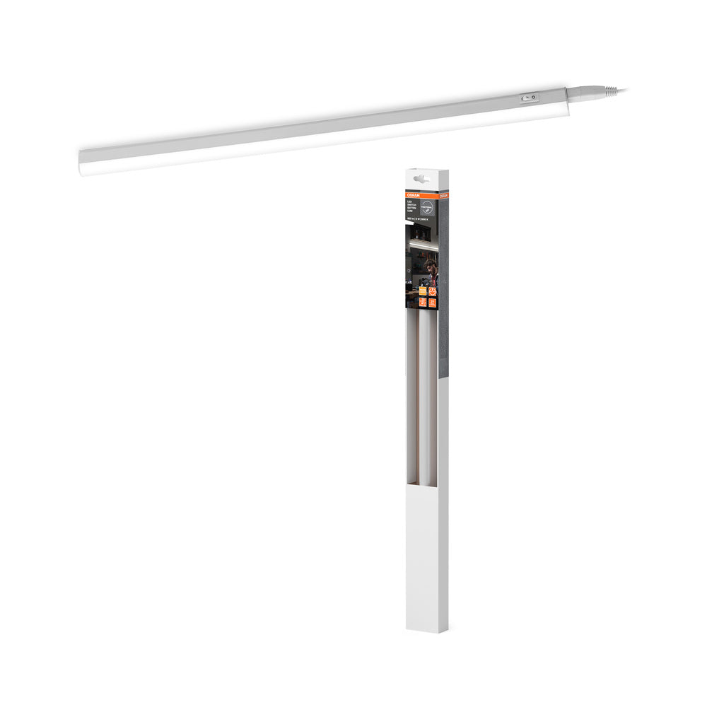 OSRAM LED Switch Batten Lichtleiste / Unterbauleuchte, 60cm, 8W, 900lm, 3000K, Warmweiß