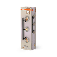 OSRAM DECOR Spot Firefly Deckenleuchte, OSRAM Lampe inklusive, schwarz, 3 x 2.8W, 750lm