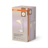 OSRAM DECOR Tischleuchte Decor Lotus Leaf weiß, E14, dimmbar