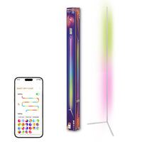 OSRAM Matter SMART+ Floor Corner Slim Stehlampe, mit Fernbedienung, Weiß, 2000 mm, RGB + Tunable White (TW)