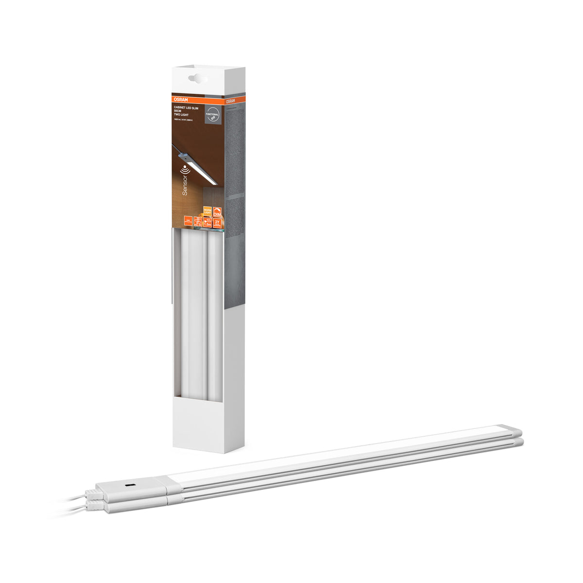 OSRAM lineare LED-Sensor-Unterbauleuchte 300mm 2 Stück