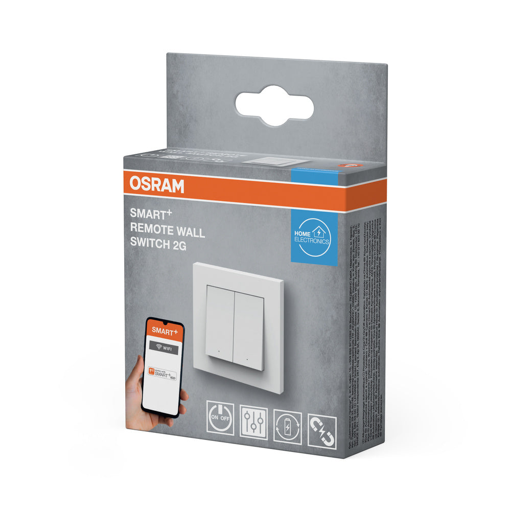 SMART+ WIFI REMOTE WALL SWITCH 2 Button