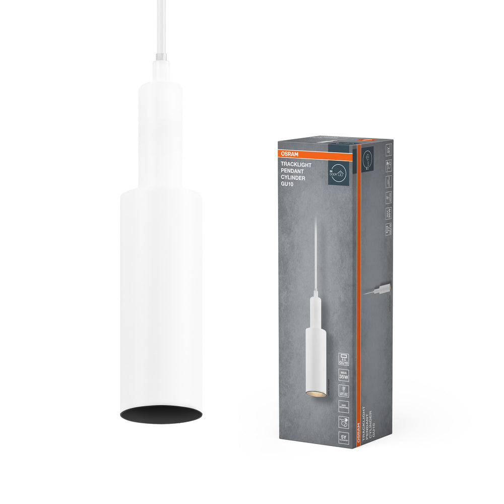 OSRAM TRACKLIGHT PENDANT CYLINDER Pendelleuchte weiß GU10