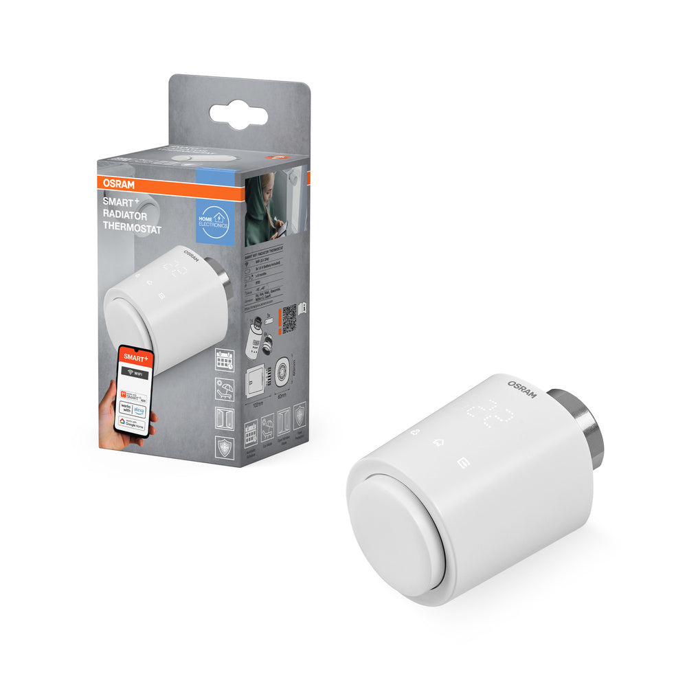 OSRAM Wifi SMART+ smarter Thermostat für Heizungen, weiß