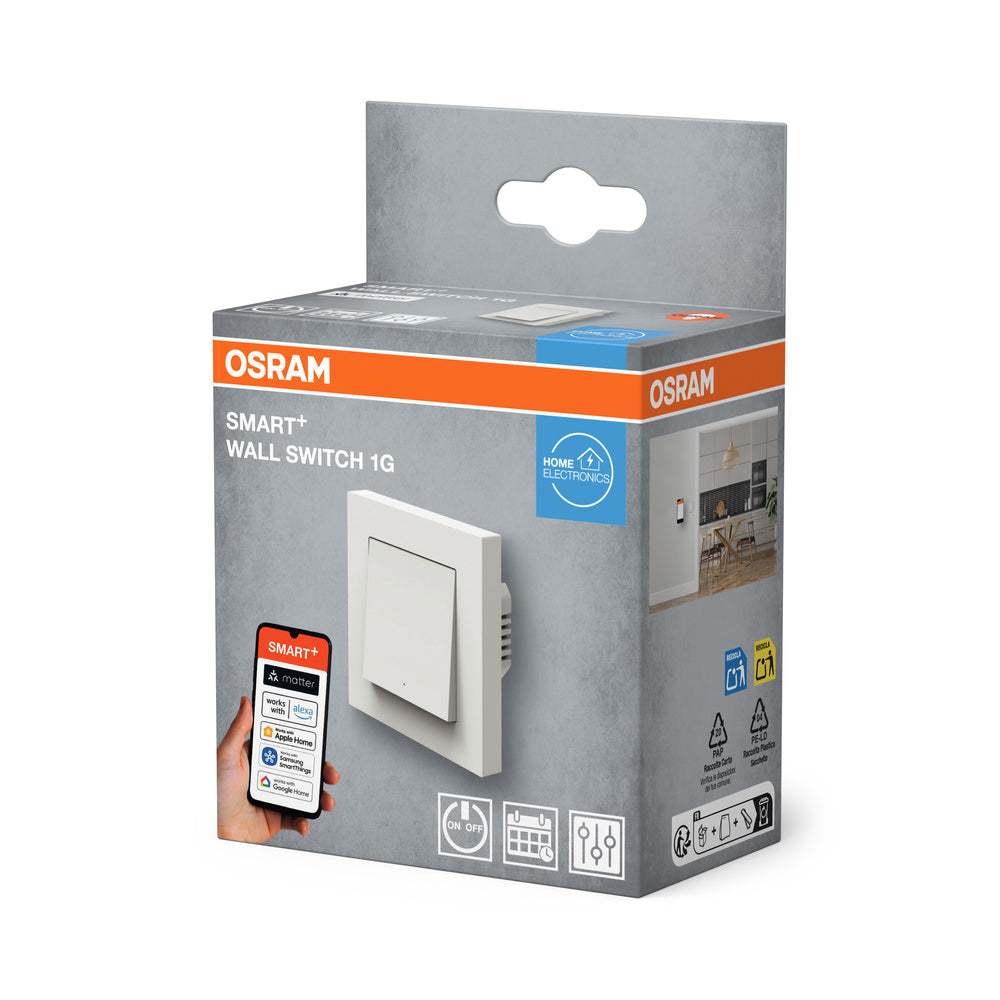 SMART+ WIFI MATTER WALL SWITCH 1 Channel