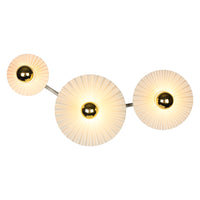 OSRAM DECOR Plisse Wandleuchte 3xE27 Beige