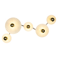 OSRAM DECOR Plisse Wandleuchte 5xE27 Beige