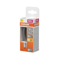 OSRAM LED Lampe LED Retrofit CLASSIC B 4W 827 Clear B15d, 470 lm, 2700 K, Warmweiß
