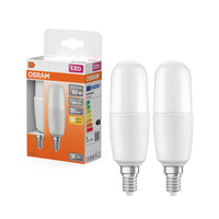 OSRAM LED PCR CLASSIC Sticklampe 8,5W 827 Matt E14