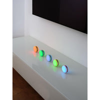 OSRAM Bluetooth SMART+ Macaron Lautsprecher mit Bewegungssteuerung, LED-Licht RGB, Orange