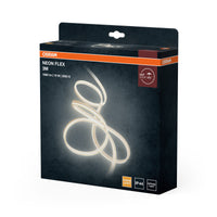 OSRAM Neon Flex dekorative Outdoor-LED-Strips warmweiß 3m aus Silikon, IP44-Schutz, indirekte und direkte Beleuchtung für Garten und Balkon