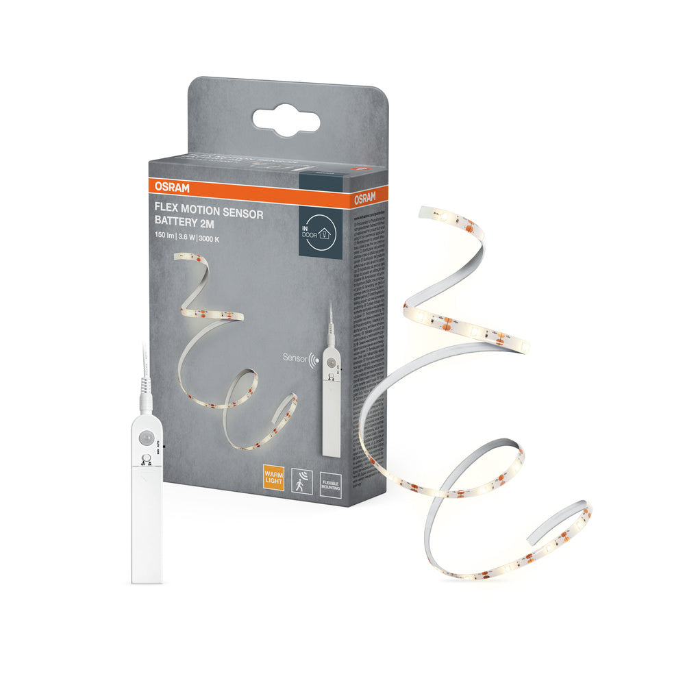 OSRAM BATTERY STRIPS MOTION SENSOR batteriebetriebene LED Streifen mit Sensor, 2m