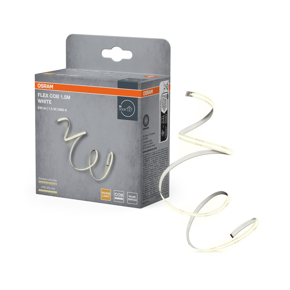 OSRAM FLEX COB 1.5M LED-Streifen, gelb, 8W, 600lm
