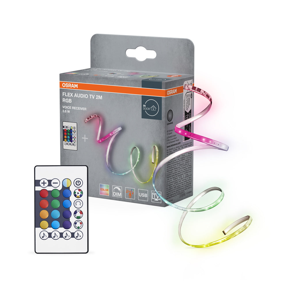 OSRAM FLEX AUDIO TV 2M LED-Streifen VR, weiß, 3,5W, 55lm