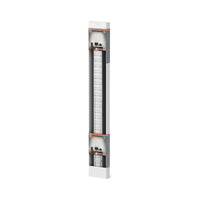 OSRAM Office Line Grid Curve LED Büroleuchte 1,2m Schwarz