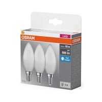 OSRAM LED BASE Classic B 6.8W 827 matt E14 3er-Pack