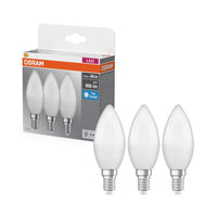 OSRAM LED BASE Classic B 6.8W 827 matt E14 3er-Pack