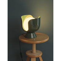OSRAM DECOR Corolle Tischleuchte Chalice E14 Grün