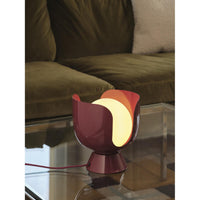 OSRAM DECOR Corolle Tischleuchte Chalice E14 Rot