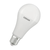 OSRAM LED LAMP WITH CLASSIC A in A-Form, LED-Lampe, Matt, 19 W, (ex 150 W), 2452 lm, Warmweiß, 2700 K, 15000 h, CRI 80