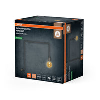 OSRAM Außenpendelleuchte Grau, 4,5 cm ⌀, 5 m Kabellänge, E27