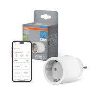 AKTION - OSRAM Wifi SMART+ Smarte Outdoor Kamera-Türklingel Weiß inkl. Gratis Smart Plug