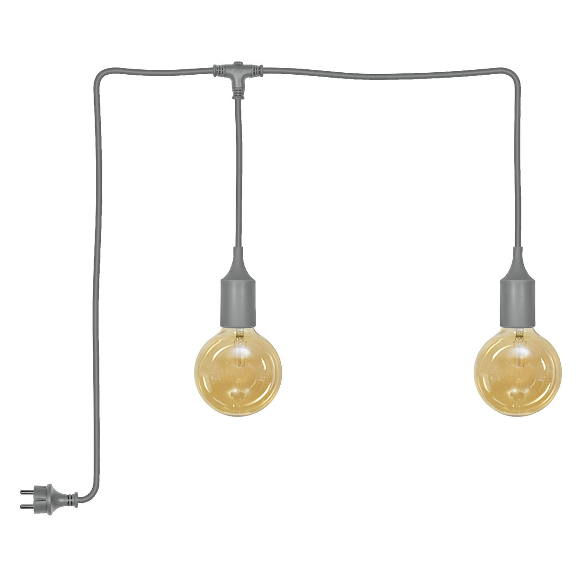 OSRAM Außenpendelleuchte Grau, 4,5 cm ⌀, 6 m Kabellänge, E27