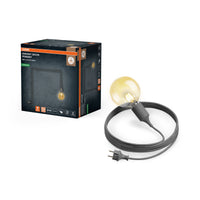 OSRAM Außenpendelleuchte Grau, 4,5 cm ⌀, 5 m Kabellänge, E27
