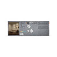 OSRAM LED Spot Recess Einbaustrahler Set GU10 schwenkbar Click 4.5W Grünmessing ⌀68 mm