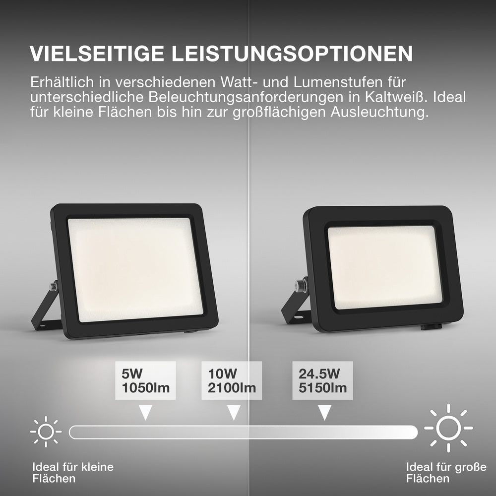 OSRAM FLOODLIGHTS ENERGY EFFICIENCY LED Strahler, 24.5 W, 4000K Dunkelgrau