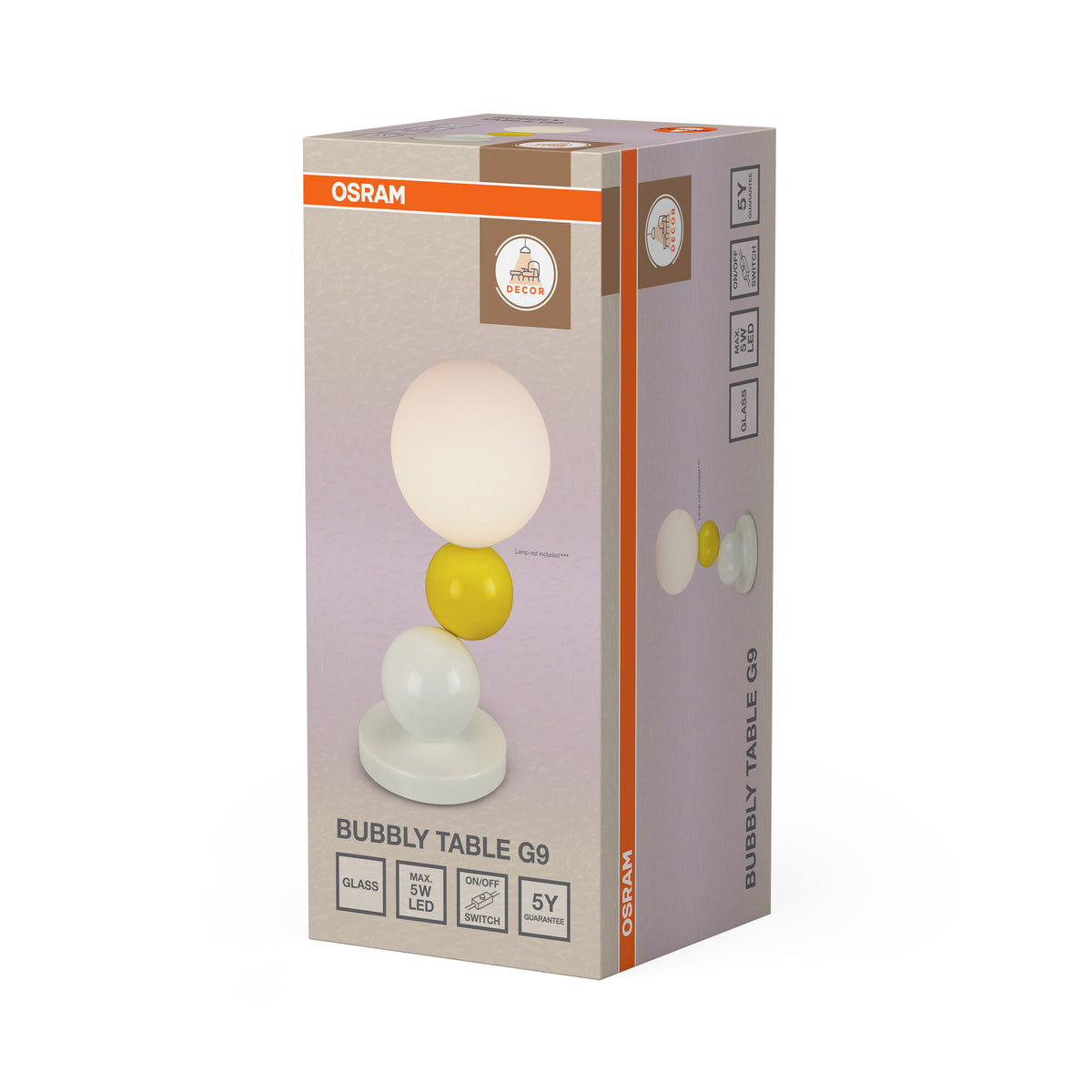 OSRAM Leuchte Gelb, Stahl, G9, 220-240 V, IP20