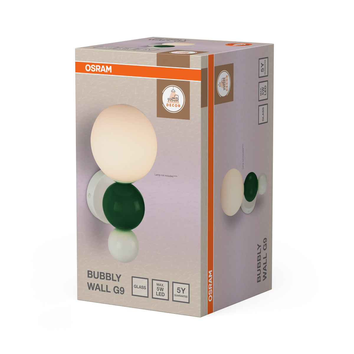 OSRAM Leuchte Grün, Stahl, G9, 220-240 V