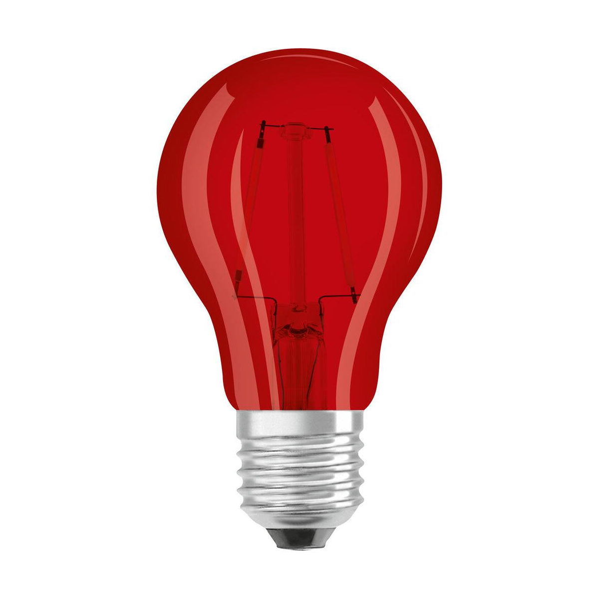 OSRAM LED Lampe LED STAR DÉCOR CLASSIC A 2.5W 510 Red E27, 45 lm, 1000 K, Rot-LEDVANCE Shop