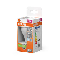 OSRAM LED LAMP WITH CLASSIC A in A-Form, LED-Lampe, Matt, 4,9 W, (ex 40 W), 1521 lm, Kaltweiß, 4000 K, 15000 h, CRI 80