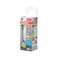 OSRAM LED PCR CLASSIC STICK LAMP in Stick-Form, LED-Lampe, Matt, 8,5 W, (ex 60 W), 806 lm, Warmweiß, 2700 K, 15000 h, CRI 80