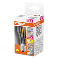 OSRAM Dimmbare LED-Lampe LED SUPERSTAR+ CL A FIL 75 dim 7,5W/927 E27 CRI90 BOX, E27 , Warmweiß-Leuchtmittel-LEDVANCE Shop