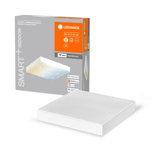 LEDVANCE SMART+ WiFi-Glitzer-Panelleuchte 300x300, 21W-Deckenleuchten-LEDVANCE Shop