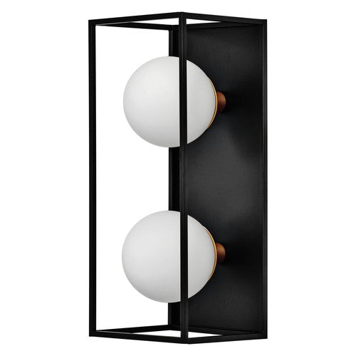 LEDVANCE DECOR 2er Square Bad-Wandleuchte IP44, schwarz, G9-Wandleuchten-LEDVANCE Shop