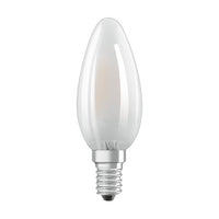 OSRAM Retrofit Classic B LED Lampe Kerzenform matt (ex 40W) 4W / 2700K Warmweiß E14-Leuchtmittel-LEDVANCE Shop