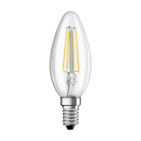 OSRAM Classic B LED Lampe three step dimmbar Kerzenform (ex 40W) 4W / 2700K Warmweiß E14-Leuchtmittel-LEDVANCE Shop
