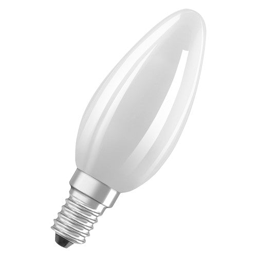 OSRAM LED BASE RETRO Matt CLASSIC B LED-Lampen, klassische Minikerzenform 6W E14 840, 3er Pack , Kaltweiß-Leuchtmittel-LEDVANCE Shop